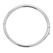 Casablanca Sterling Silver Classic Rounded Bangle Bracelet