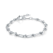 Italgem Stainless Steel U Link Bracelet