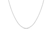 1.1MM Sterling Silver Wheat Chain