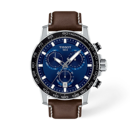 Tissot Men's Brown Leather Supersport Chrono Watch