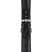Tissot Men's Swiss Quartz Black Leather Strap Watch