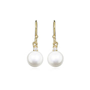 Casablanca Yellow Gold & Pearl Earrings