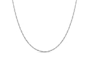 1.2mm Sterling Silver Singapore Chain
