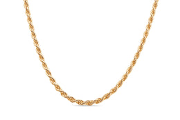 Yellow Gold Plated Rope Chain