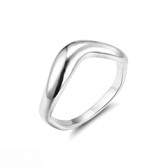 Casablanca Silver Wave Ring