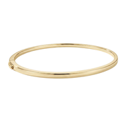 Casablanca Yellow Gold Plated Thin Polished Bangle Bracelet