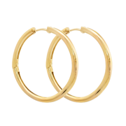 Casablanca Yellow Gold Plated Hoops 29.3mm Hoop Earrings