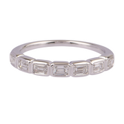 0.70CTW Lab Grown Diamond Emerald Cut Band
