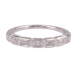 0.70CTW Lab Grown Diamond Emerald Cut Band