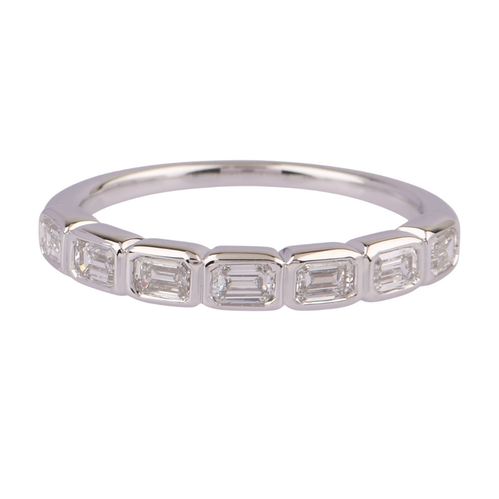 0.70CTW Lab Grown Diamond Emerald Cut Band