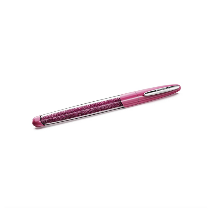 Swarovski Crystalline Rollerball Chrome Plated Pen: Pink