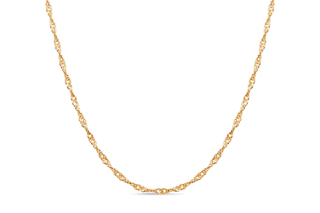 Gold Plated Singapore Chain