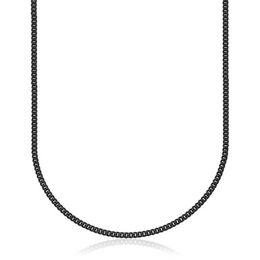 Steelx Stainless Steel Black Matte 4mm Men's Curb Chain