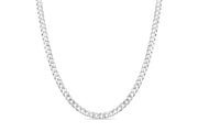 Sterling Silver 4.1MM Curb Chain