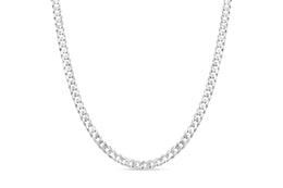Sterling Silver 4.1MM Curb Chain