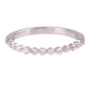 .33CTW Lab Grown Diamond Round Bubble Band