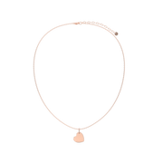 18K Rose Gold Plated Heart Engravable Necklace SP003