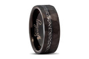 Bogart's 8MM Hammered Tungsten Meteorite Men's Wedding Band