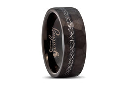 Bogart's 8MM Hammered Tungsten Meteorite Men's Wedding Band
