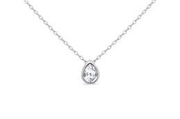 Casablanca Clear Crystal Necklace