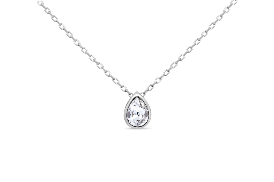 Casablanca Clear Crystal Necklace