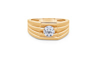 10kt Yellow Gold Lab Grown 1.00CT Men's Diamond Ring