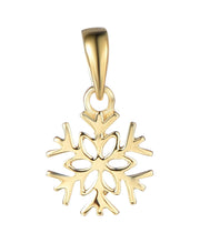 Casablanca Gold Plated Snowflake Necklace