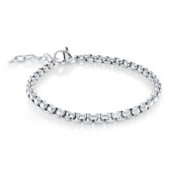 Italgem Junior Stainless Steel Polished 3.5MM Round Box 6+1