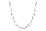Sterling Silver Paperclip Chain