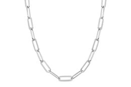 Sterling Silver Paperclip Chain
