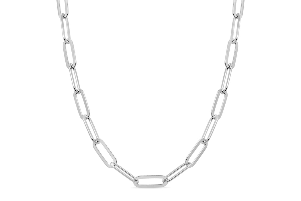 Sterling Silver Paperclip Chain