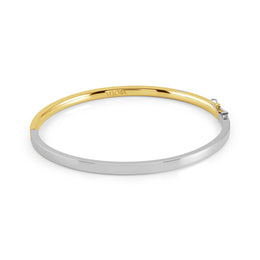 Italgem Veloria Mini Stainless Steel Yellow Gold Plated 2.5MM Flat 5.5