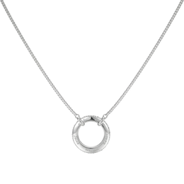 Circle of Love-March Birthstone Family Engraving Necklace SN040