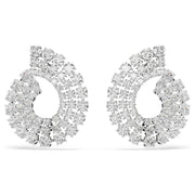 Swarovski Matrix Hoop Crystal Earrings