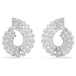 Swarovski Matrix Hoop Crystal Earrings