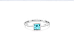 Casablanca Crystal Aquamarine Ring