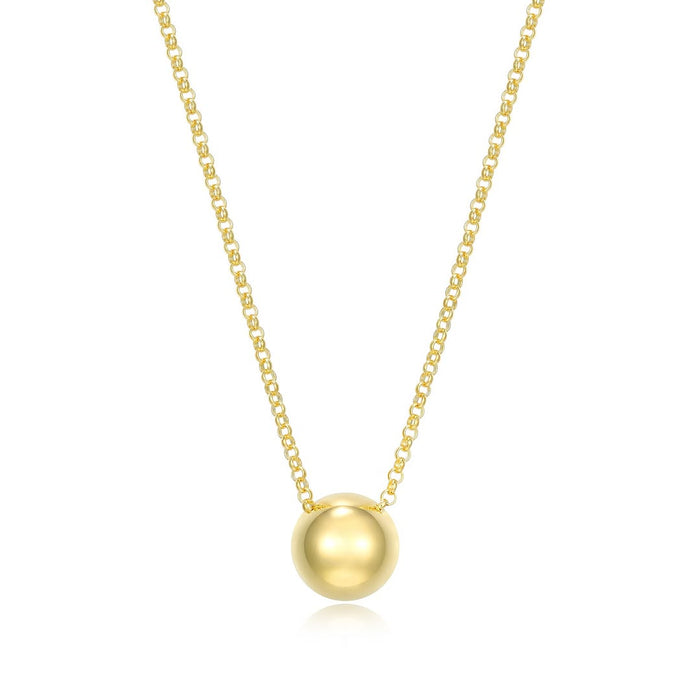 Elle Genesis Sterling Silver Ball Necklace