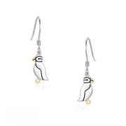 Casablanca Two-Tone Puffin Earrings