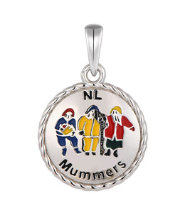 Casablanca Newfoundland Mummers Sterling Silver Pendant