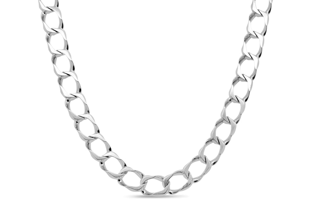 20" Sterling Silver Square Link Chain