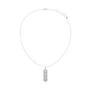Rhodium Plated Silver Elements Necklace SS25N003R