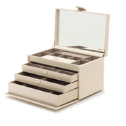 WOLF Caroline Large Ivory Jewellery Case