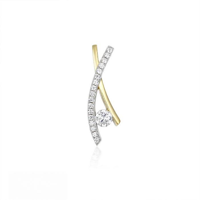 Casablanca Two-Tone Wish Necklace