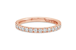 .30CTW Lab Grown Diamond & Rose Gold Wedding Band