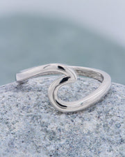 Casablanca Sterling Silver Wave Ring