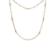 Casablanca Yellow Gold Plated Sterling Silver Link Chain