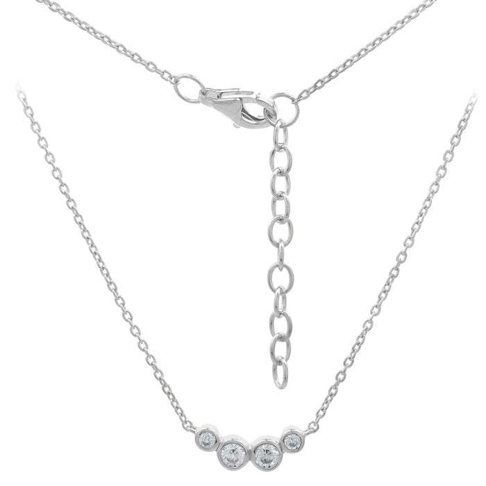Casablanca Silver Bubble Necklace