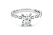 1.59CTW Lab Grown Cushion Cut Engagement Ring