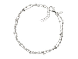 Casablanca Sterling Silver Layered Bracelet