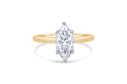 1.57CT Lab Grown Marquise Diamond Engagement Ring